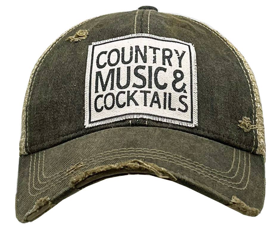 Country Music & Cocktails Trucker Hat Baseball Cap