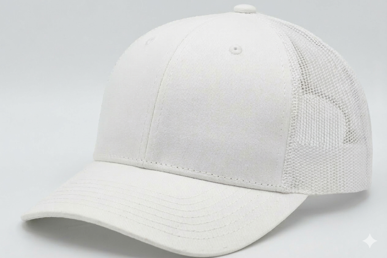 Trucker Adjustable Baseball Cap Premium Quality Men Women: Black- Dark Grey
