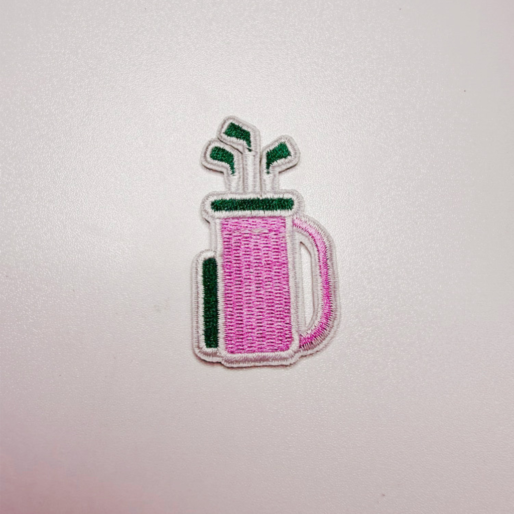 2” Golf bag  -  Embroidered Hat Patch