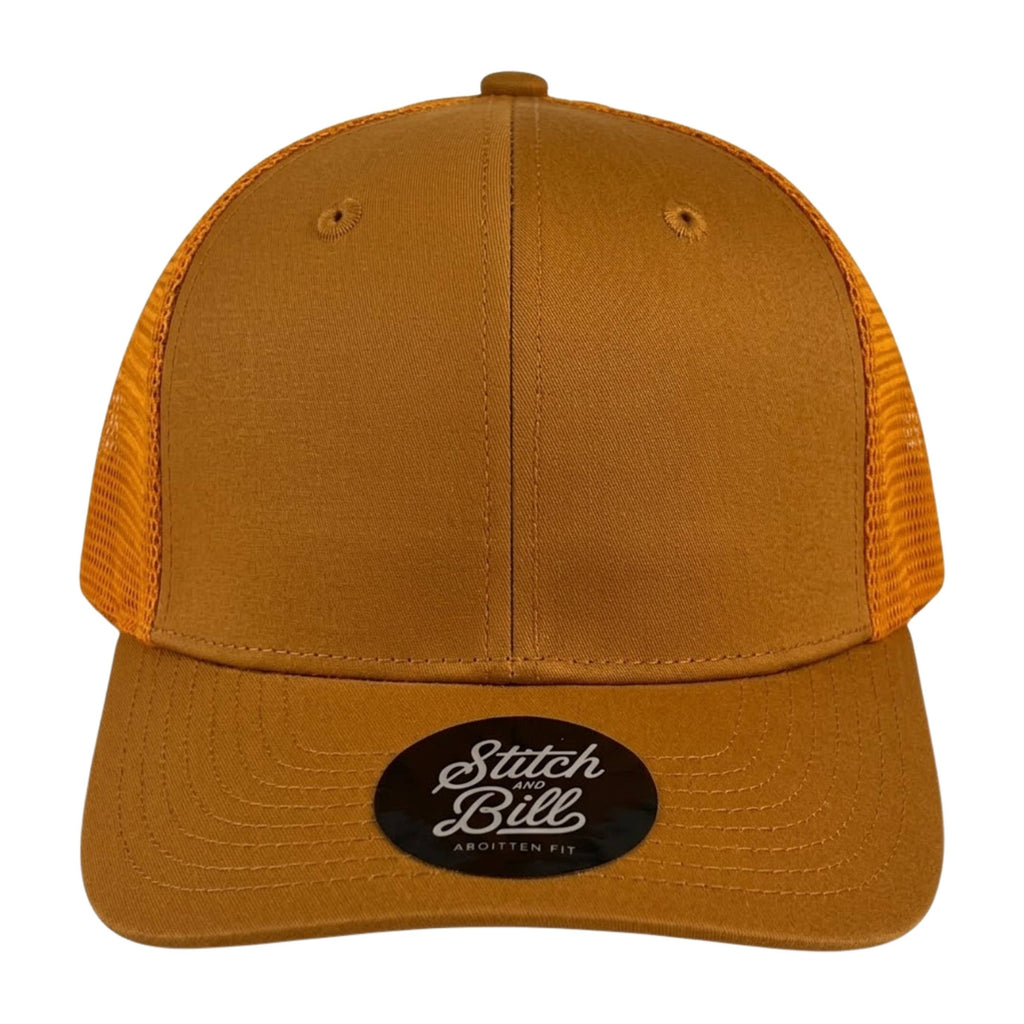 Trucker Adjustable Baseball Cap Premium Quality Men Women: Black-White