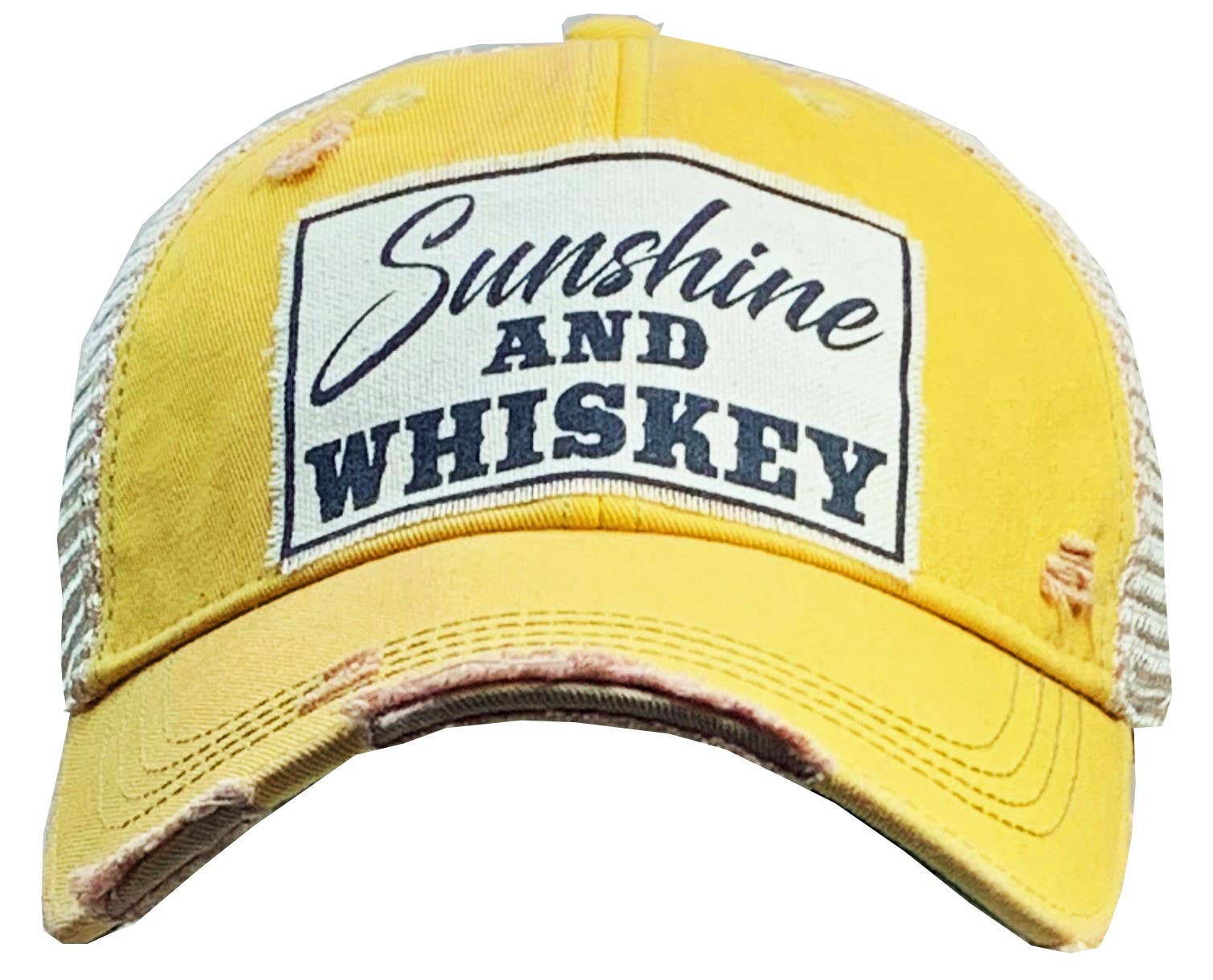 Sunshine & Whiskey Trucker Hat Baseball Cap
