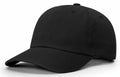 Premium Cotton Baseball Cap Dad Hat Men Women Deep Crown: Black