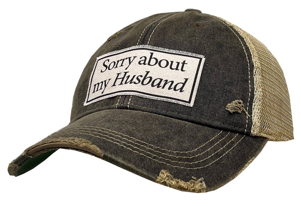 Sorry About My Husband Trucker Hat Baseball Cap