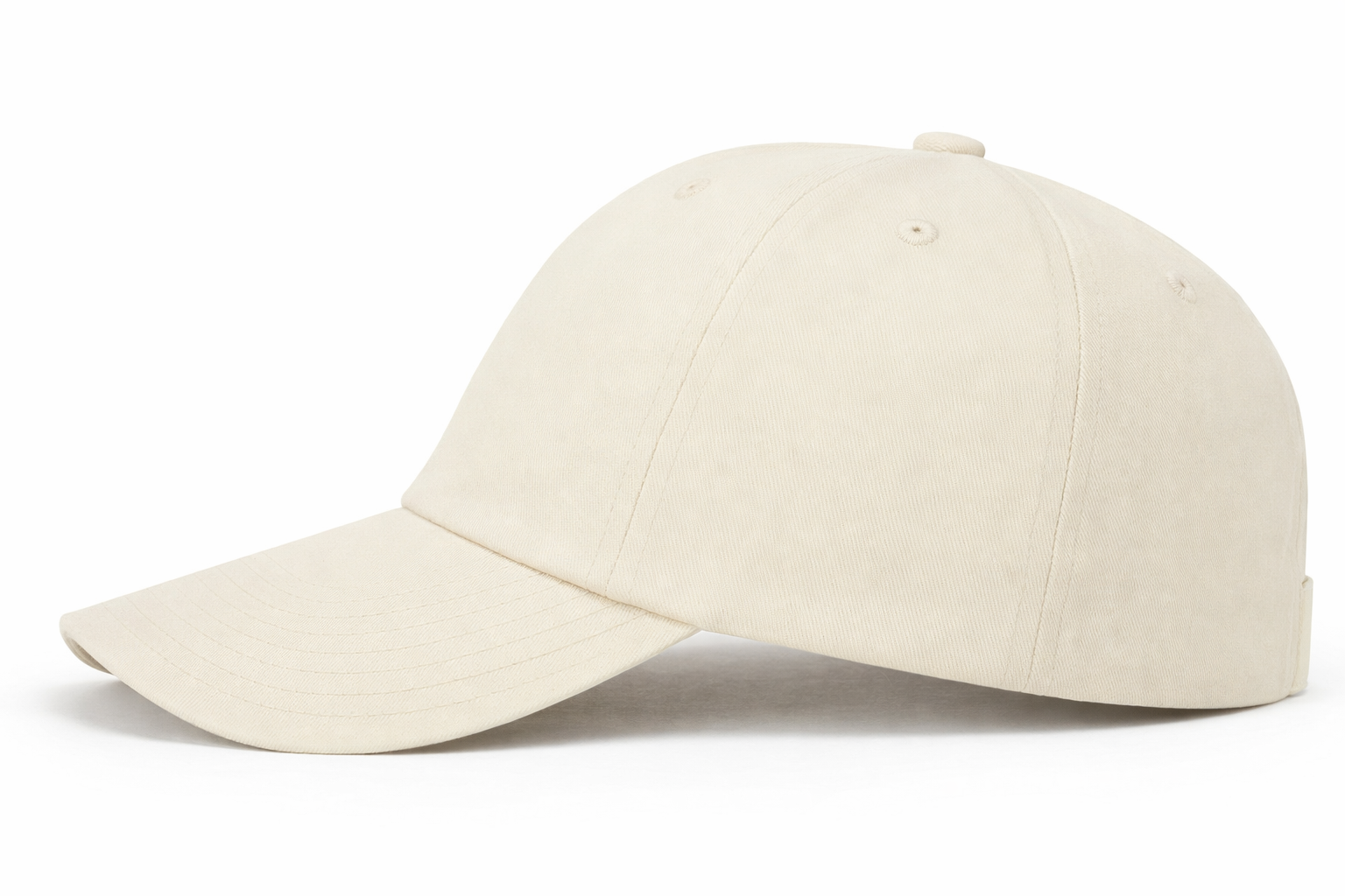 Premium Cotton Baseball Cap Dad Hat Men Women Deep Crown: Black