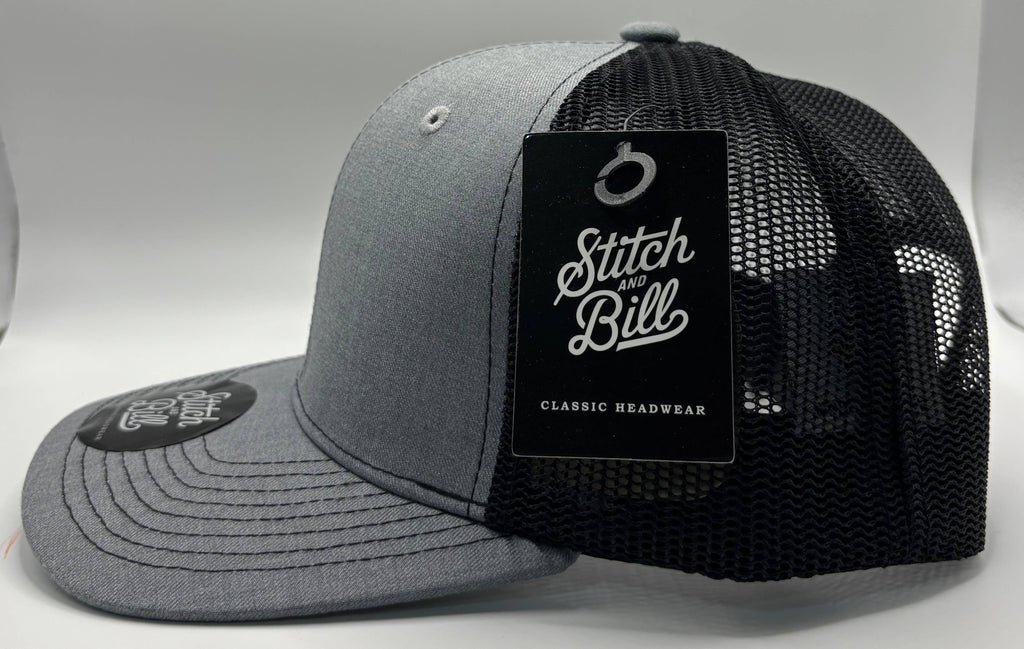 Trucker Adjustable Baseball Cap Premium Quality Men Women: Navy-White